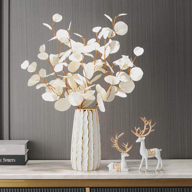 创意奢玄关感电视柜现代花艺摆件客厅花瓶插陶瓷餐桌轻装饰品,家居饰品,花瓶,淘宝优惠券,粉丝福利购,淘宝优惠卷