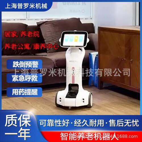 智能养老机器人大头阿亮机构智能陪护机器人代替护工陪伴看护