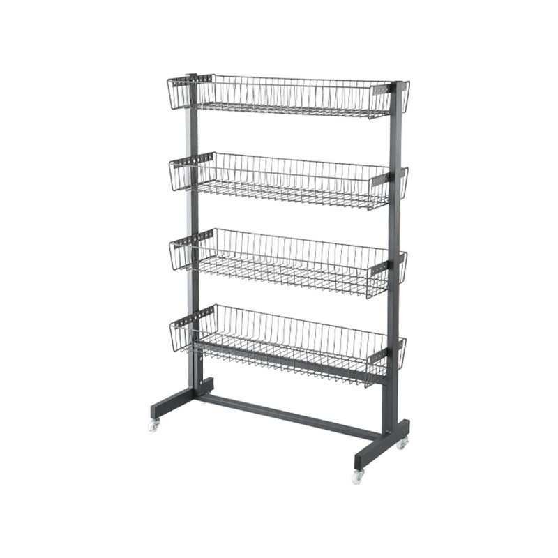 厂家批发超市货架展示架商超货架单双面挂钩五金店便利店储物货架