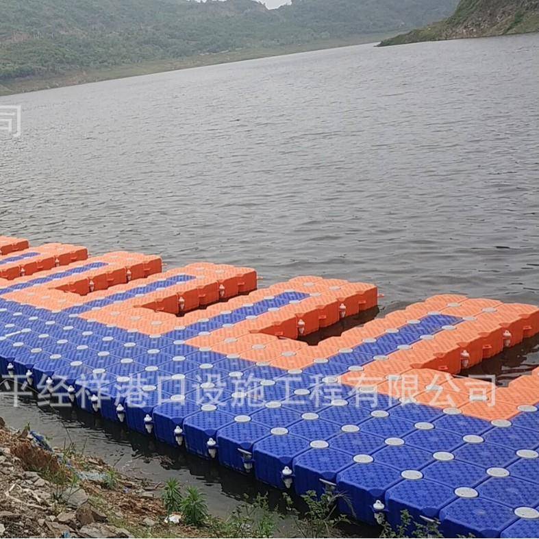 抗老化抗紫外线浮筒平台水上游乐设施游船码头水上漂浮平台网箱
