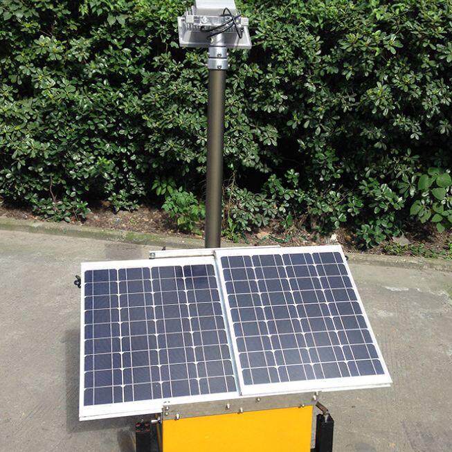 LED太阳能推车式移动灯塔应急照明升降灯mobilelight太阳能升降