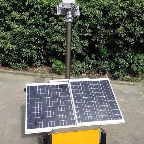 LED太阳能推车式移动灯塔应急照明升降灯mobilelight太阳能升降