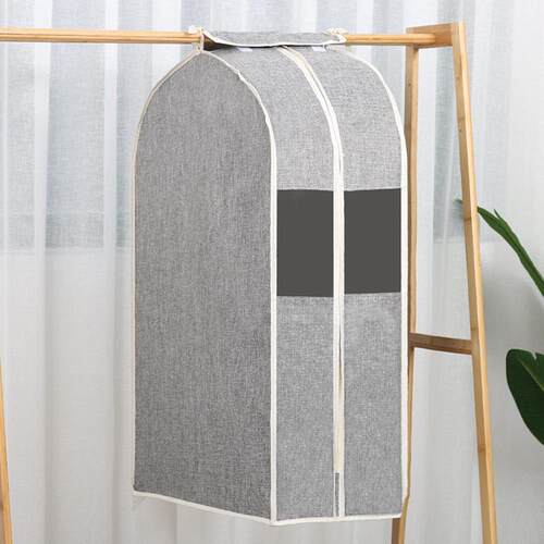 棉麻衣服防尘套大衣西服罩家用衣服挂式收纳袋防尘防潮防霉衣罩