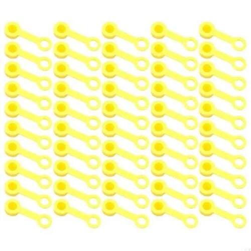 E5BD 50Pcs Hydraulic Disc Brake Bleeder Rubber Caps Dust