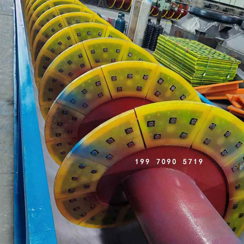 泥沙脱泥搅洗机LS-1000型加长10米大水槽单螺旋洗砂机绞龙洗矿机