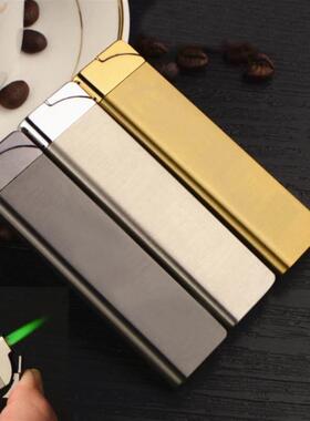 Inflatable green Flame Lighter Windproof smoke lighter 火机