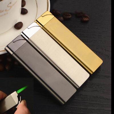 Inflatable green Flame Lighter Windproof smoke lighter 火机