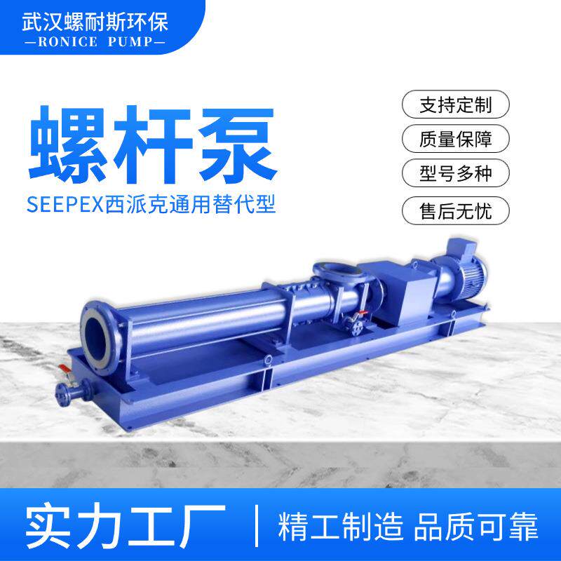 厂家供应SEEPEX螺杆泵BN1-6LBVTE1-12L不锈钢pam/pac加药料斗