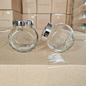 蜂蜜瓶半斤装 玻璃储物罐茶叶花茶瓶