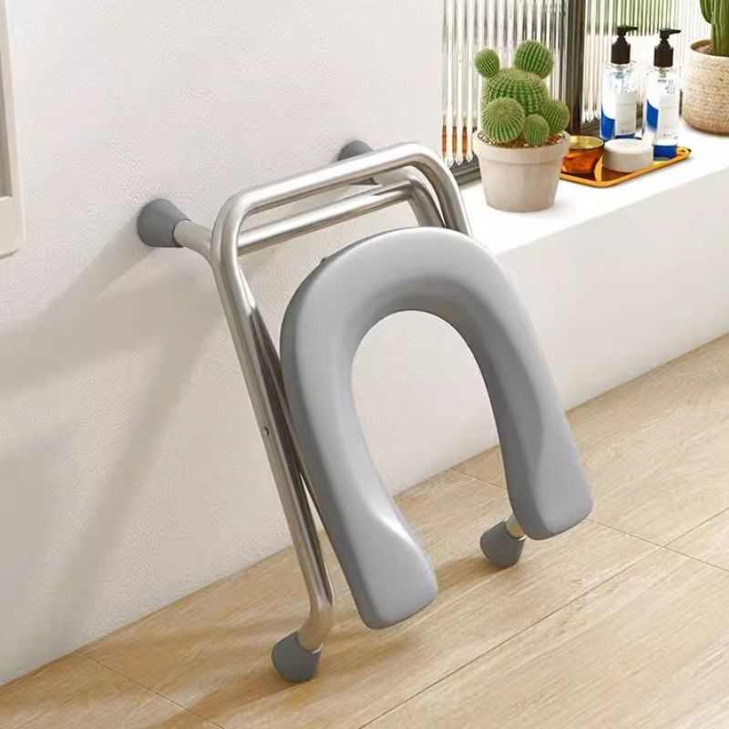 可折叠孕妇坐便椅老人坐便器便携移动马桶厕所凳家用U型凳老年人