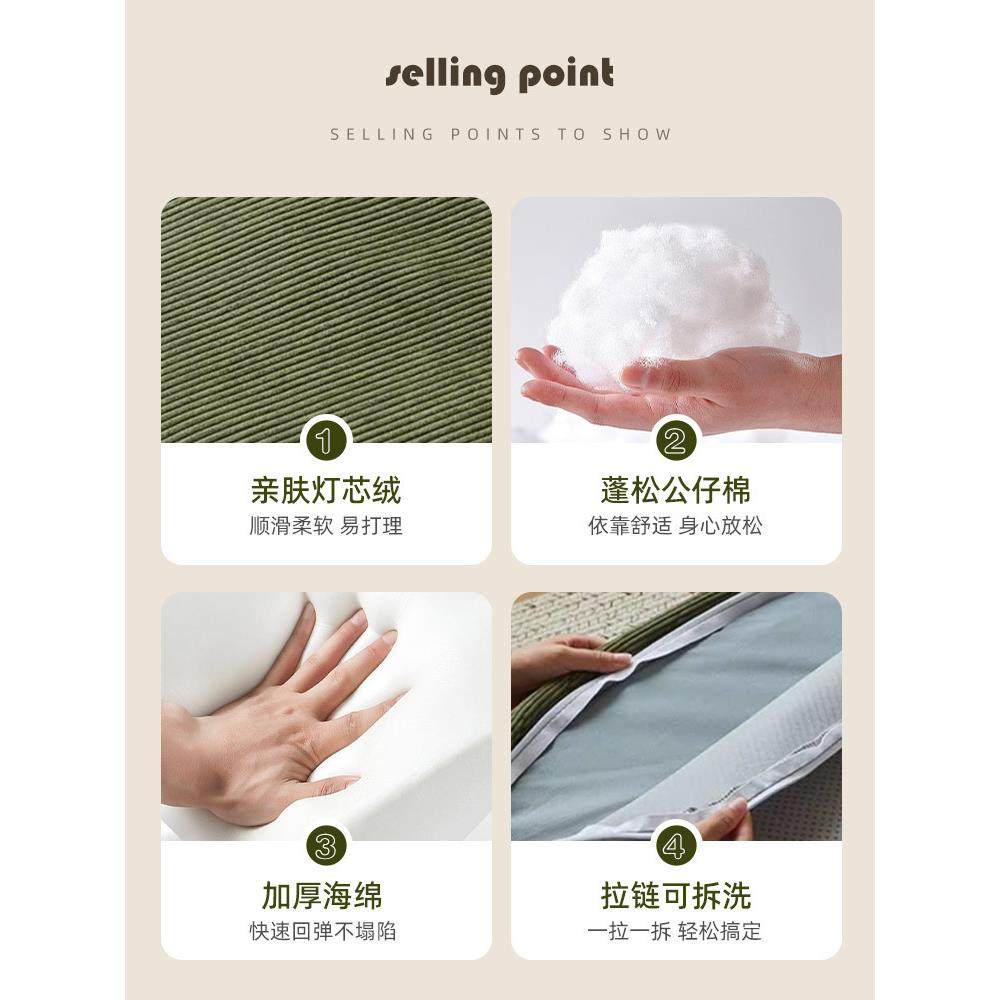 批可躺可睡卧室折叠沙发床阳台单人榻榻米休闲躺椅懒人沙人类狗窝