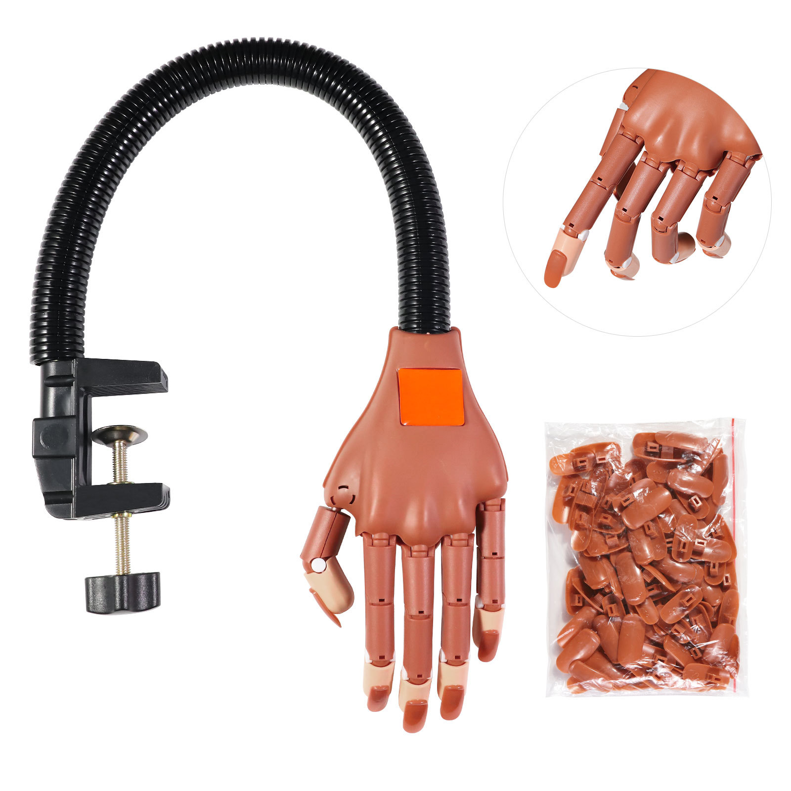 手指甲跨境热销练习假手弯曲甲片