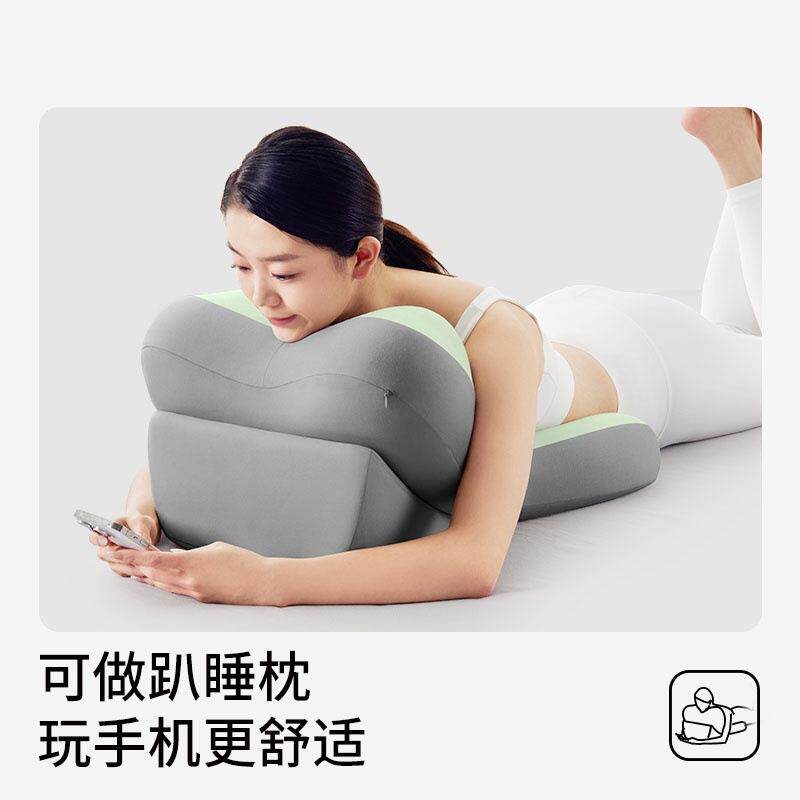床头分体式记靠垫护颈腰靠枕护沙看发床上器腰部支撑神卧室书靠背