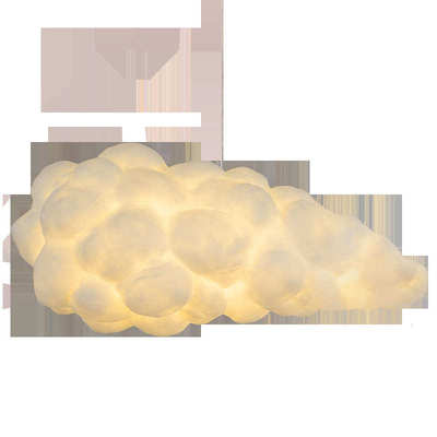 北欧创意后现代漂浮云朵吊灯酒吧咖啡厅吧台服装店装饰棉花云朵灯