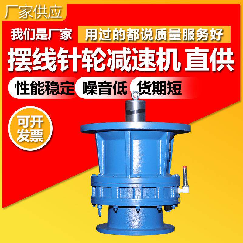 摆线针轮减速机带电机卧式小型立式摆针式减速器铜芯电机