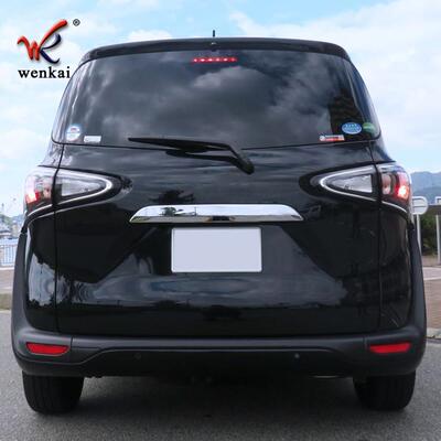 适用于丰田Sienta改装后尾箱电镀饰条170系专用尾门后标饰条