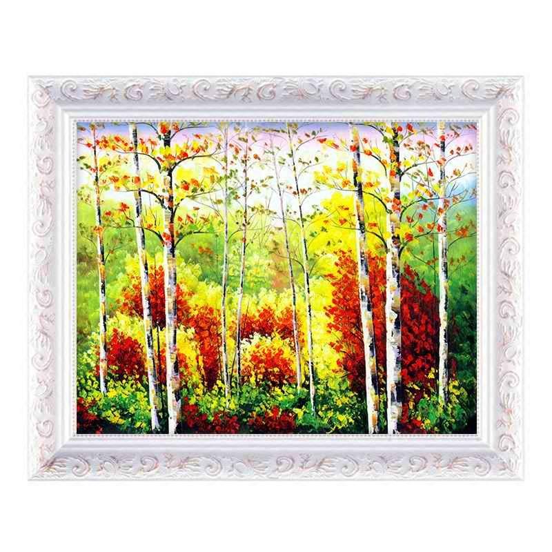 客厅装饰画沙发背景墙挂画风景油画餐厅书房办公室山水画欧式壁画