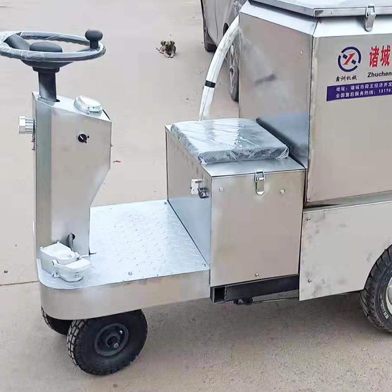 黑水虻养殖喂料设备养鸡场移动布料喂料机电动喂料车