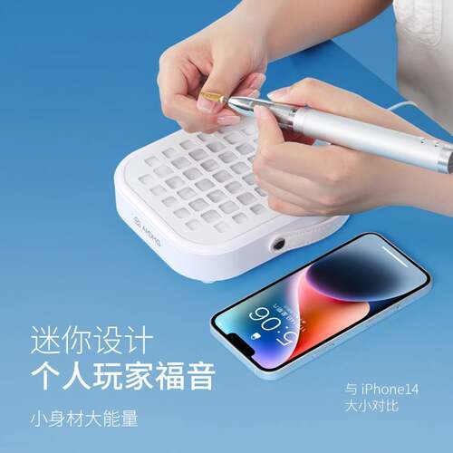 AMDMG迷你大吸力功率静音粉尘过滤机打磨卸指甲吸尘器美甲店专用