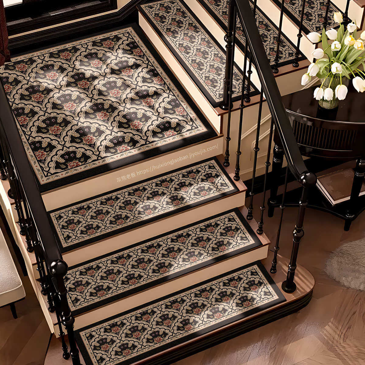 弥赛尔楼梯垫免胶自粘防滑垫硅藻泥实木踏步垫家用旋转台阶地毯,居家布艺,楼梯垫,淘宝优惠券,粉丝福利购,淘宝优惠卷