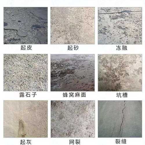 水泥路面高强修补料混凝土裂缝快速修补剂地面起皮起砂修复水泥