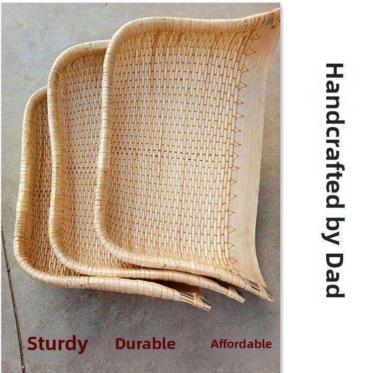 采购产品纯手工编织柳条簸箕，柳条竹编家用簸箕，农业大簸箕，储