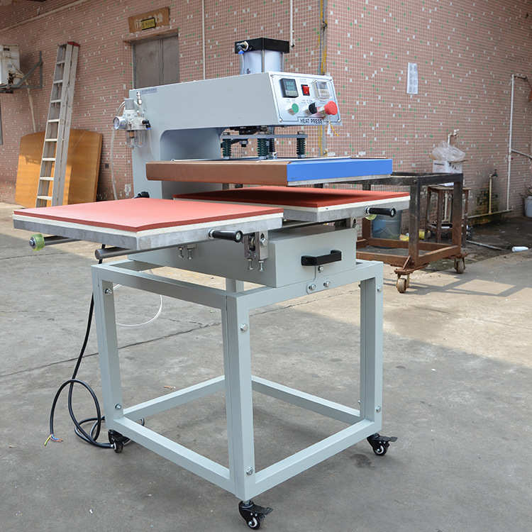 高尚热转印烫画机 地摊服装印花鼠标垫印花烫印气动压烫机厂家