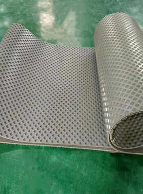 带菱形0mm灰色粗.菱形11传送带输送带砂光机木工格防滑耐磨