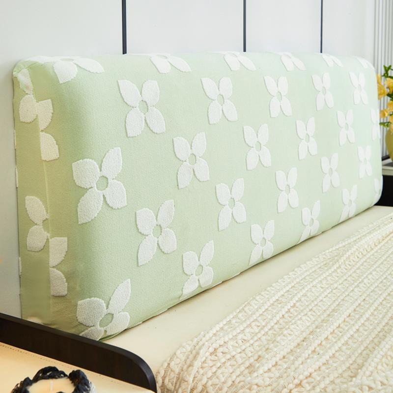 2025高端弹力万能通用床头套罩保护遮丑神器软包靠背盖布艺巾皮木