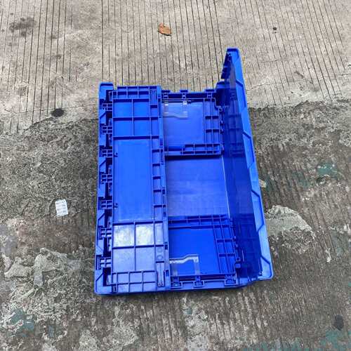 65*43*31cm折叠箱S806C蓝色物流存储塑料箱 水果运输pp材质周转箱