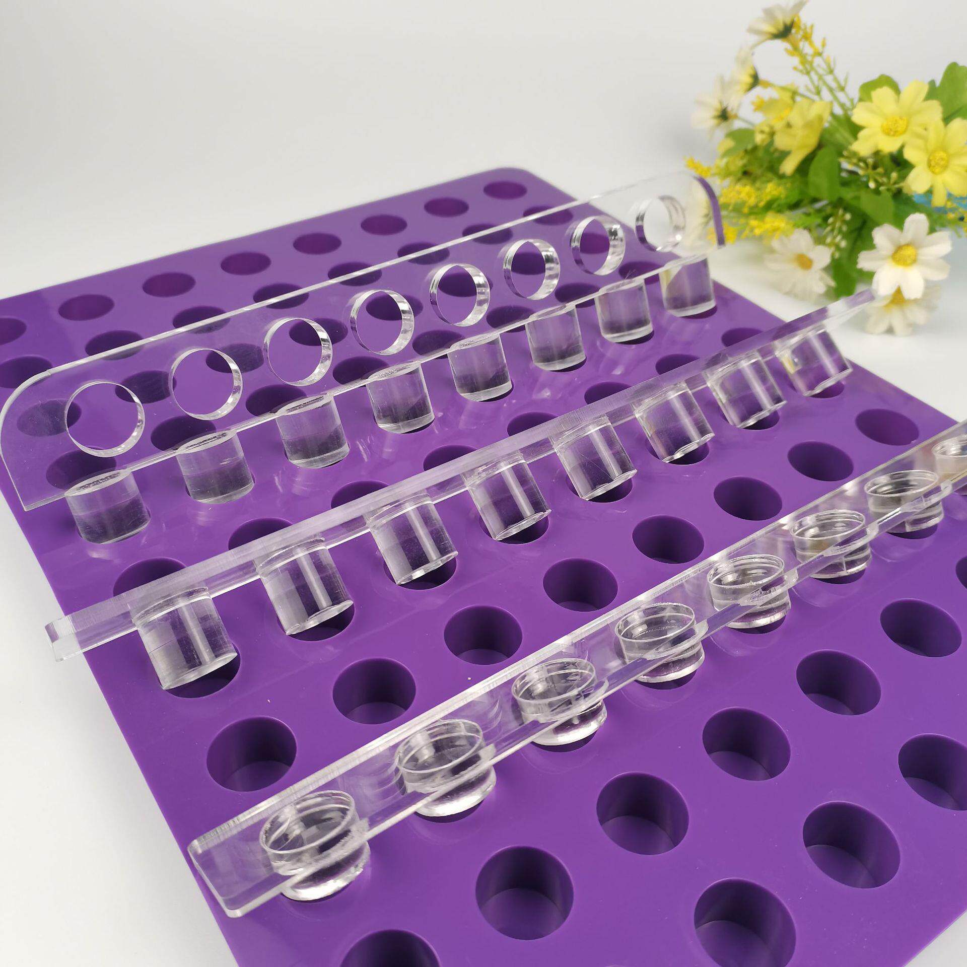 88孔冰格硅胶模具牛轧糖压实器糖果捣实器糖块制作压塞工具套装