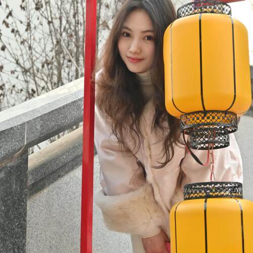 压克力羊皮灯笼文旅风景区户外防水防晒广告定制彷古红宫灯吊灯挂