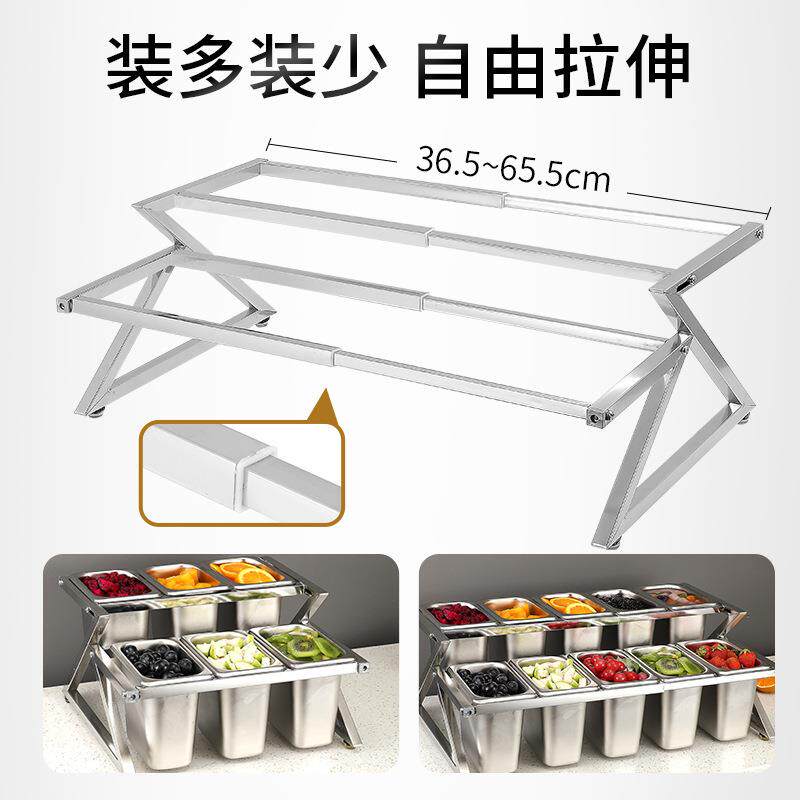 厨房调料盒配料盒酱料盒小料盒调料盒商用不锈钢调料盒厨房调料架