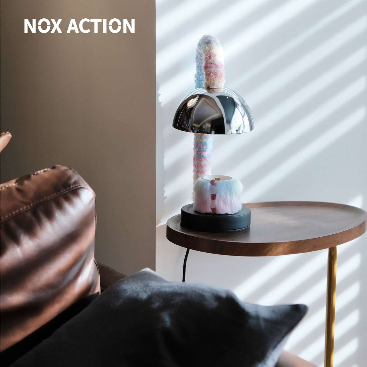 NOXACTION 糖果毛线融蜡灯无火扩香香薰礼盒小众高级生日圣诞礼物