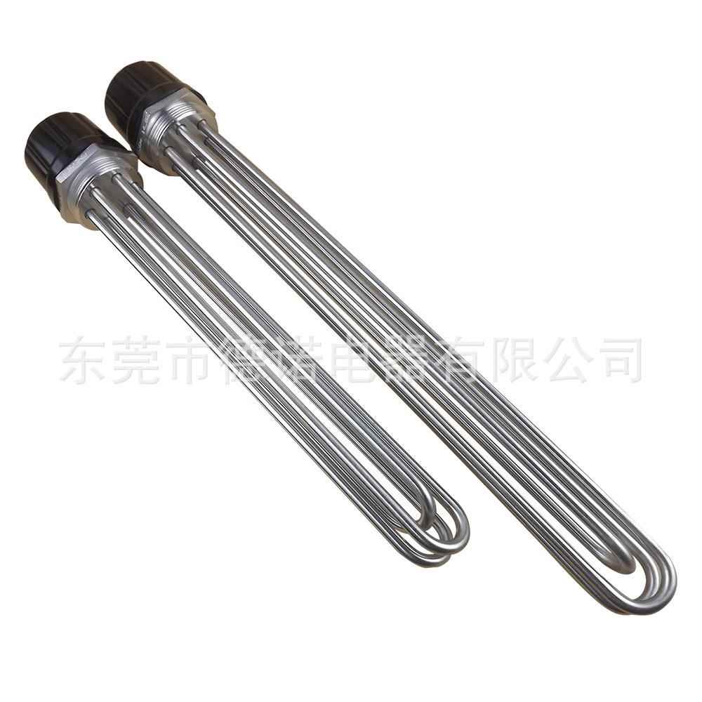 不锈钢316L加热管法兰寸热管/2519螺纹电热元件D电N50热棒发热加