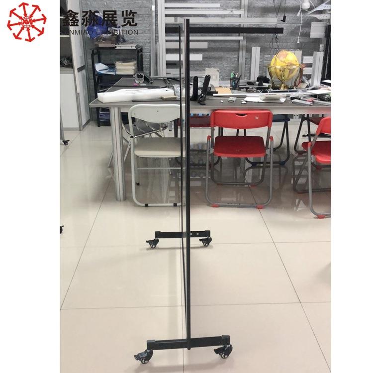 立式防飞沫屏风 疫情移动活动透明隔断 亚克力易拆装酒店学校隔间
