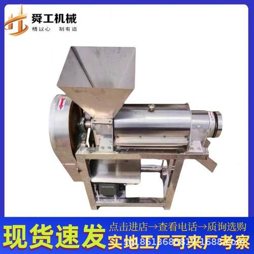 大型水果蔬菜榨汁机红枣去核打浆机商用螺旋苹果梨压榨出汁机