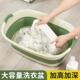 折叠洗衣盆家用宝宝婴儿大号长方形塑料加厚耐用水盆宿舍用洗鞋 盆