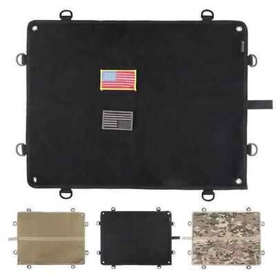 Patch Display Board Foldable D-Ring Design with Fasten Tape