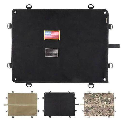 Patch Display Board Foldable D-Ring Design with Fasten Tape