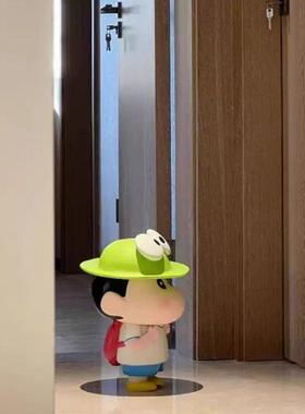 青蛙蜡笔小新摆件入户门玄关摆件客厅桌面装饰电视柜饰品家居好物