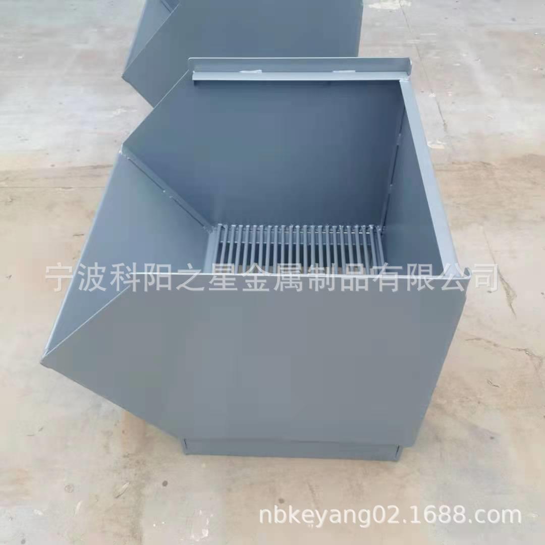 型铁7634钢屑放箱管置运输箱铜棒箱工业重加厚周转箱物料自卸式卸