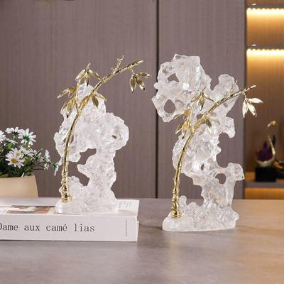 新式湖太中石雕塑摆件代轻奢玄关客厅电视柜酒CS-ZS012现柜样板房