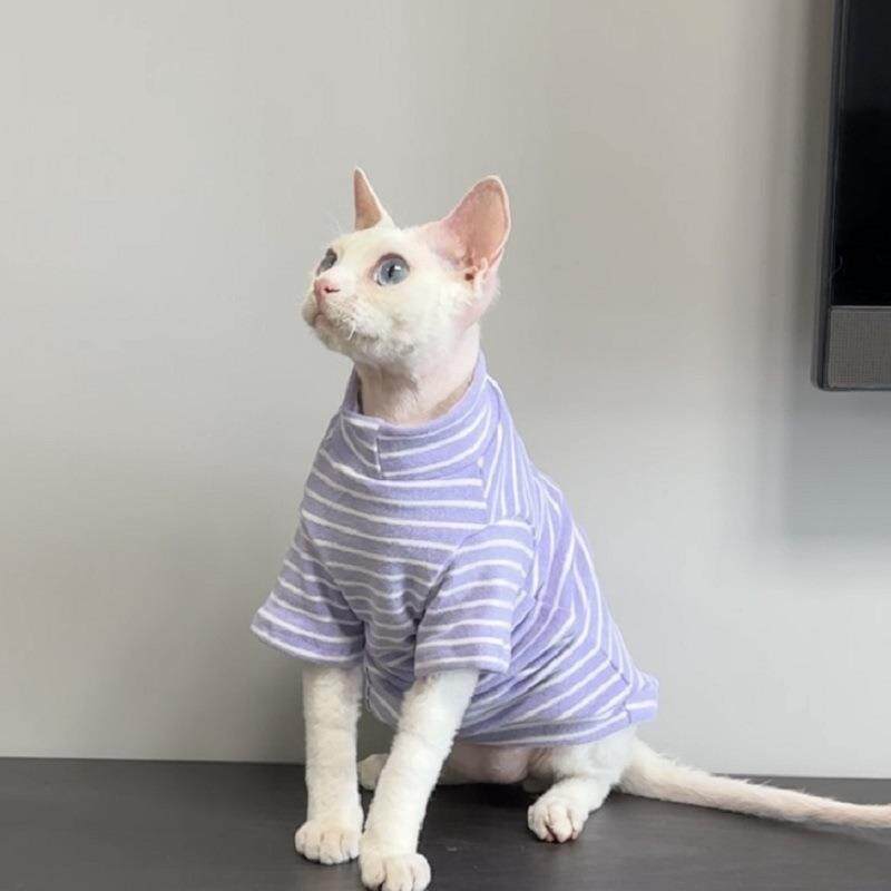 跨境斯芬克斯猫衣服秋冬款无毛猫德文卷毛猫防寒保暖服装
