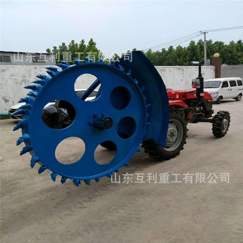 公路混泥土路面等开槽机地埋工程水管电缆挖槽机多功能圆盘开沟机