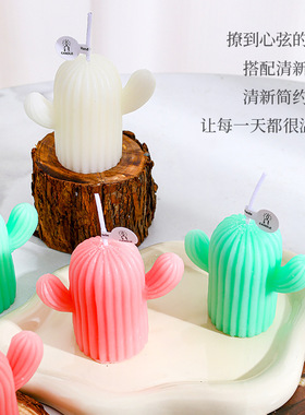 仙人掌伴手礼批发仿真创意蜡片