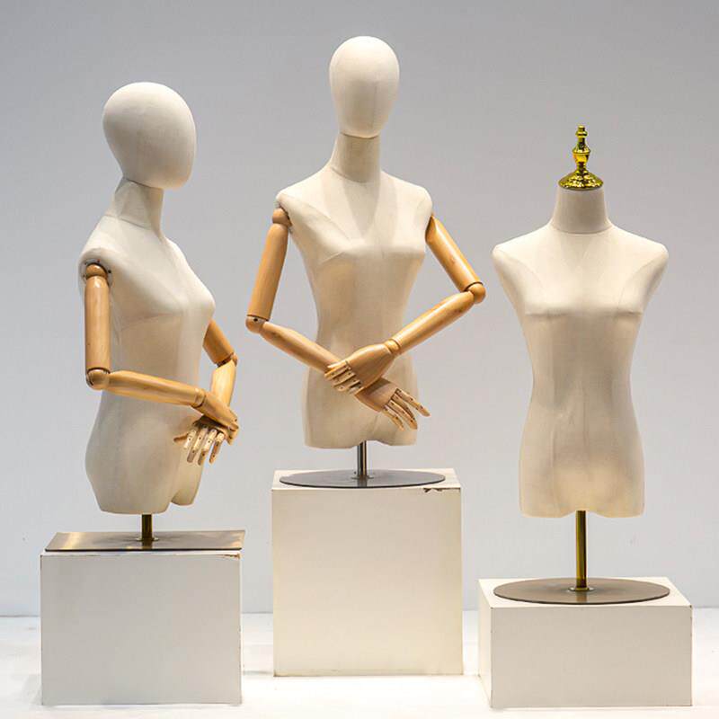 服装窗店模特示道具女半身台式韩雨嘉新款版台展架女装橱假人体人