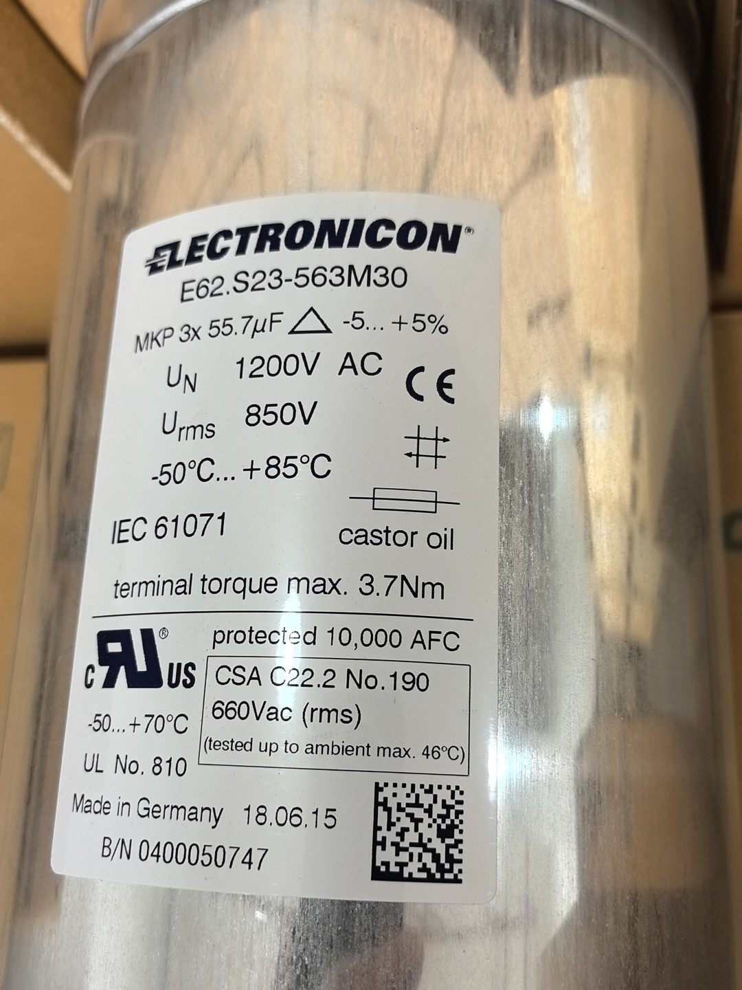 E62.S23-563M30 ，伊凯基电容ELECTRONI