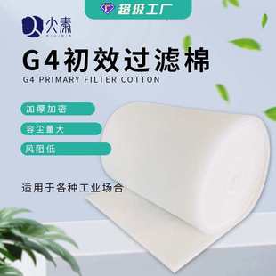 风口无纺布空气 初效过滤棉G4喷烤漆房工业防尘过滤棉厂家 过滤棉