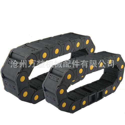 链机械自动设床备半封闭坦克链62系列机拖链雕刻机尼龙化拖现货